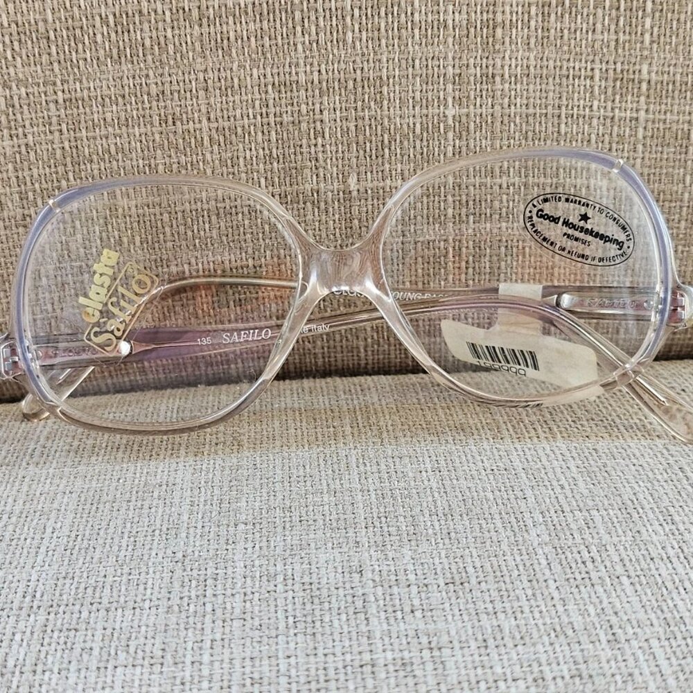 Safilo Women Eyeglasses Frame ELASTA Young Fashion Glasses Frame Italy Old Stock - Picture 6 of 13
